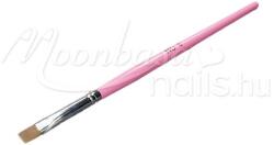 MoonbasaNails Zselé ecset lapos Z020-8 Baba rózsaszín