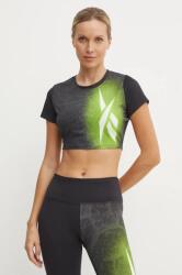 Reebok edzős póló LUX Collection fekete, 100205571 - fekete S