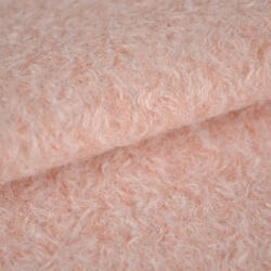 Takoy Bouclé (Buklé) megjelenésű kabátszövet rózsaszín