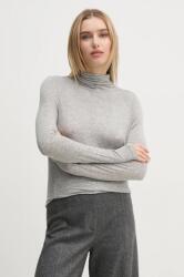 Pepe Jeans pulóver ELVA könnyű, női, szürke, félgarbó nyakú, PL505961 - szürke XL
