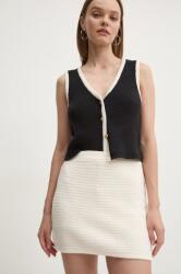 Abercrombie & Fitch szoknya bézs, mini, ceruza fazonú, KI143-4336 - bézs L