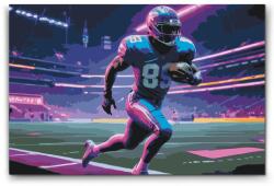 Festés számok szerint - Amerikai futball Méret: 40x60cm, Keretezés: Kartonlemezen