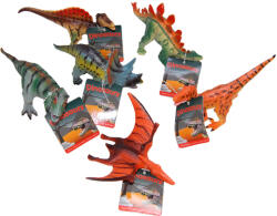UP Int'l Set 6 figurine dinozauri din cauciuc, diverse modele, 13 - 17 cm (UP26050) Figurina