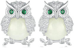 BeSpecial Cercei argint bufnita luminoasa (EZT0455)