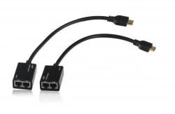 Well Adaptor prelungitor HDMI pana la 30m Pigtail FullHD V1.3 Well (EXT-HDMI1.3/30M-WL)