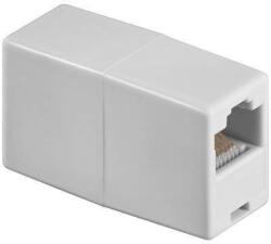 Goobay Adaptor prelungire RJ45 mama-mama 8p8c cat5 alb Goobay (93058)