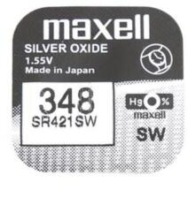 Maxell Baterie ceas Maxell SR421SW V348 1.55V oxid de argint 1buc (348-MAXELL)