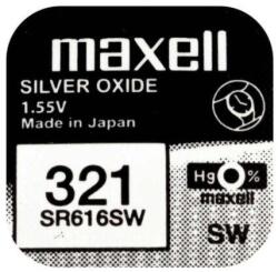 Maxell Baterie ceas Maxell SR616SW V321 SR65 1.55V oxid de argint 1buc (321-MAXELL)