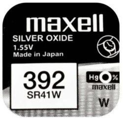 Maxell Baterie ceas Maxell SR41W V392 AG3 1.55V oxid de argint 1buc (392-MAXELL)