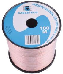 Cabletech Cablu difuzor CCA 2x1.50mm transparent Cabletech KAB0358 (KAB0358)