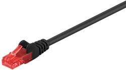 Goobay Cablu UTP CAT6 mufat 2m patch cord negru GOOBAY (68680)