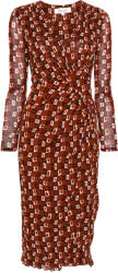 Diane Von Furstenberg Rochie Charlotte DVFDL2S017CSBRS C5987 chain spots brown sm