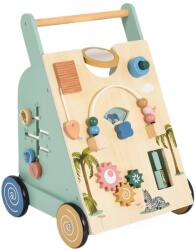 Moni Дървена играчка за прохождане Moni Toys - Lala, зелена (111704) - baby Проходилка