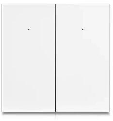 Rovo Intrerupator Smart Rovo 1081WL, 2 canale, Tuya, Life Smart, Alexa si Google Assistant, fara nul (DS-1081WL-2)