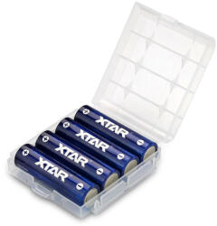 XTAR R6/AA 1, 5 V Li-ion 2500 mAh akkumulátor 4db. + tároló doboz