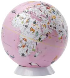 TROIKA Глобус Troika - WILDLIFE WORLD, розов/бял (G2505-PKKI/WH)