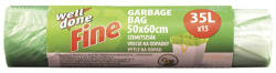 Well Done Fine szemeteszsák 35 l /zöld/ zsinóros 15x35l (5998466119679)