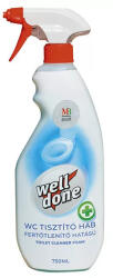 Well Done WC tisztító hab szórófejes, fertőtlenítő hatású 750ml (5998466114841)