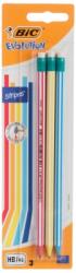 BIC Creion grafit cu radiera 3 buc/blister Evolution Stripes 646 Bic 8902781
