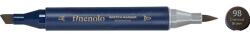 Deli 98 - Chestnut Brown kétvégű permanent ART marker (DEC184-F/98) - officedepot