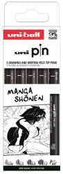 uni Pin Manga Shonen 5 darabos rajzmarker készlet (2UPIN5PASP013) - officedepot