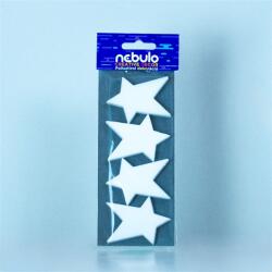 NEBULO Creative Dekor Csillagok 4 db-os 8x20 cm polisztirol dekoráció (PSD-CS-4-8X20)