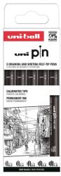 uni Pin Classic 5 darabos rajzmarker készlet (2UPIN5PASP009) - officedepot