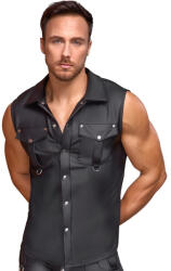 NEK Sleeveless Matte Look Shirt with Studs 2161826 Black L
