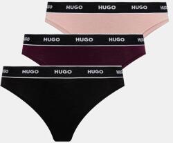 HUGO chiloti 3-pack culoarea negru, 50480157 PPYX-BID01B_99B (50480157)