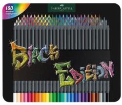 Faber-Castell Creioane colorate Black Edition Faber-Castell 100 culori, tablă. cutie