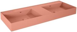 Elita Level mosdótál 120.5x45.5 cm négyszögletes klasszikus-dupla rózsaszín matt RE041461206600 (RE041461206600)
