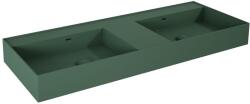 Elita Level mosdótál 120.5x45.5 cm négyszögletes klasszikus-dupla zöld matt RE041461207010 (RE041461207010)