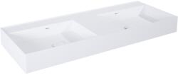 Elita Level mosdótál 120.5x45.5 cm négyszögletes klasszikus-dupla fehér matt RE041461205290 (RE041461205290)