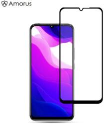  Temp-glass63127505 Xiaomi Mi 10 Lite teljes lefedettséget biztosító karcálló, ütésálló kijelzővédő üvegfólia fekete kerettel, tempered glass, törlőkendővel (Temp-glass63127505)