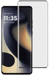 Temp-glass63127376661 Motorola Edge (2024) IMAK 3D Curved teljes lefedettséget biztosító karcálló, ütésálló kijelzővédő üvegfólia, 9H tempered glass (Temp-glass63127376661)