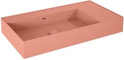 Elita Level mosdótál 80.5x45.5 cm négyszögletes klasszikus rózsaszín matt RE041461176600 (RE041461176600)