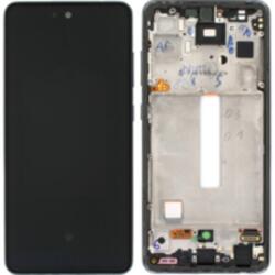 Samsung GH82-25754A Gyári Samsung Galaxy A52 / A52 5G / A52s 5G OLED kijelző érintővel Fekete kerettel előlap (GH82-25754A)
