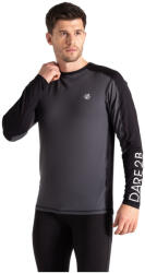 Dare 2b Exchange III Baselayer Top férfi funkcionális póló L / fekete/szürke