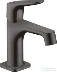 Hansgrohe AXOR CITTERIO M mosdó csaptelep automata leeresztővel, szálcsiszolt fekete króm 34016340 (34016340)