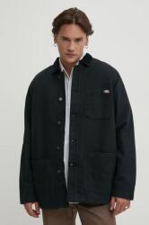 Dickies rövid kabát Duck High Pile Flce Line Chore Jacket férfi, fekete, átmeneti, DK0A4XGA - fekete M