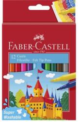 Faber-Castell kastélyos 554201 12db-os vegyes filctoll készlet (FC554201) - tintasziget