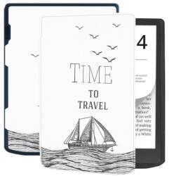  ART Carcasă pliabilă pentru Pocketbook InkPad 4 743G / InkPad Color 3 743K3 / InkPad Color 2 743 TIME TO TRAVEL