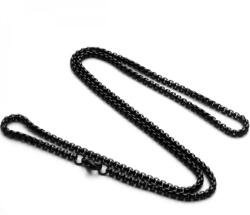 HARAHU TA-34757 nyaklánc - Fekete/80cm/2mm KP34757