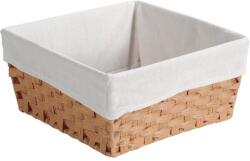 Kesper Coș țesut pentru pâine/fructe 35x35 cm Kesper, plastic/țesătură