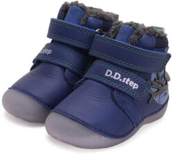 D. D. Step "első lépés" bélelt téli csizma, baglyos, Luminous talp (19-24 méretben) W015-42249 (20)
