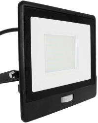 V-TAC LED reflektor 50W 4000lm 4000K IP65 Fekete mozgásérzékelővel és CUT-OFF funkcióval Samsung Chip VT-158S-1-B V-TAC (VTACLE7126)