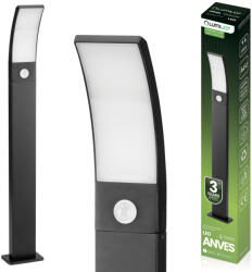 Lumileds Kerti lámpa kültéri oszlopon álló 11W LED 4000K ANVES mozgásérzékelő 80cm Lumiled (LUMOGR1204)