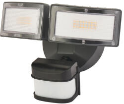 SU-MA Kültéri kerti homlokzati lámpa WAVE LED Duo 6556-PIR 36W 3000lm 4000K Semleges Su-Ma + mozgás- és alkony érzékelő (SUMLE0012)