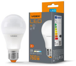 Videx E27 A60 LED izzó 8W 760lm 3000k Meleg VIDEX (VIDLED0015)