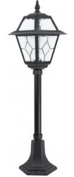 SU-MA Kültéri kerti lámpaoszlop LANTERN E27 ólomüveg K 5002/3 N 80cm fekete Su-Ma (SUMLE0774)